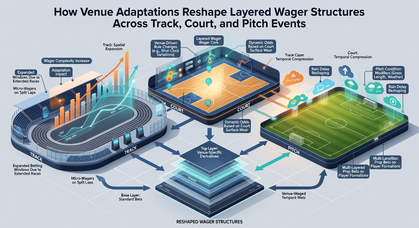 Pitch and court venue modifications reshaping wager layers
